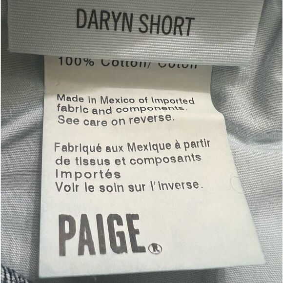 Paige Daryn denim short distressed frayed fringe festival boho size 29 - Picture 10 of 11
